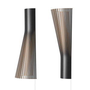 Secto 4230 Vegglampe Sort
