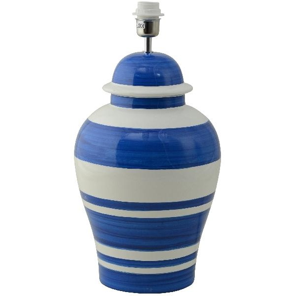 Ming Bordlampe Royal Blue Stripe