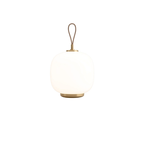 VL45 Radiohus Portable Bordlampe Hvit Opal