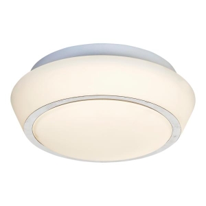 Ludo Plafond 30cm Hvit-Krom