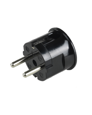 Støpsel Side m/jord sort