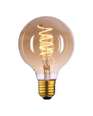 MS Globe 125 4W amber spiral