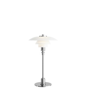 PH 2-1 TABLE 33W QT G9 CHROM GLASS II V2