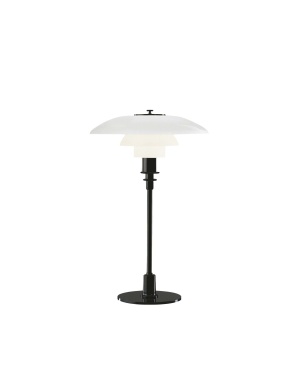 PH 3-2 TABLE GLASS 40W BLACK PVD