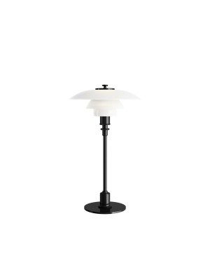 PH 2-1 TABLE 33W QT G9 BLK PVD GLASS II