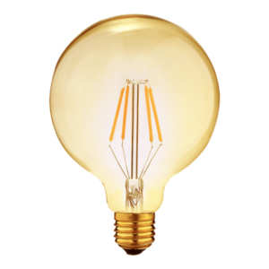 EDISON G95 AMBER LED 420LM E27/4W DIM