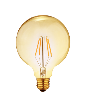 EDISON G95 AMBER LED 420LM E27/4W DIM