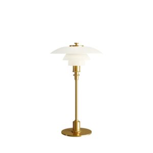 PH 2-1 TABLE GLS 33W QT G9 BRASS PVD II