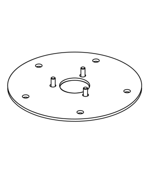 Bryggefeste galvanisert 3080
