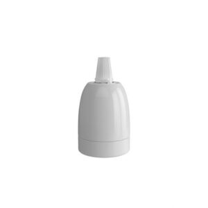 Creation Pæreholder E27 Ceramic Hvit