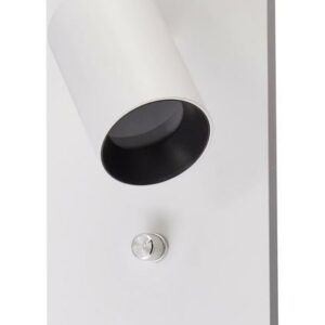 OZ K1 vegglampe Hvit GU10 og USB-C