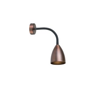 Trotsig Oxidbrun Vegglampe
