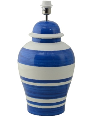 Ming Bordlampe Royal Blue Stripe