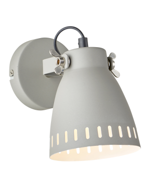 Alfa Vegglampe Grå Utstilling/Utgående