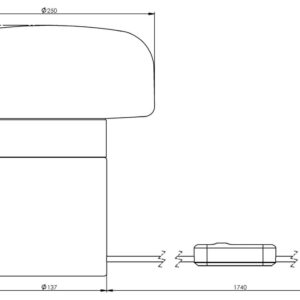 Solenne Bordlampe LED