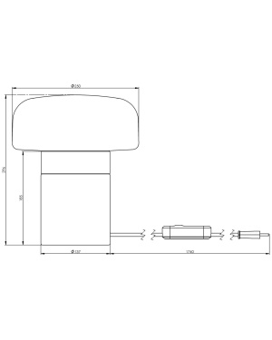 Solenne Bordlampe LED