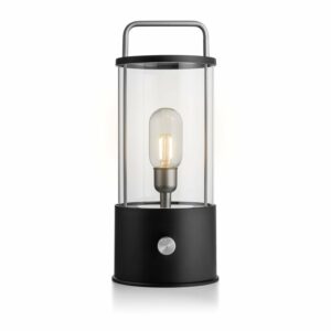 LED LYKT 31 CM SORT NORGESGLASSET