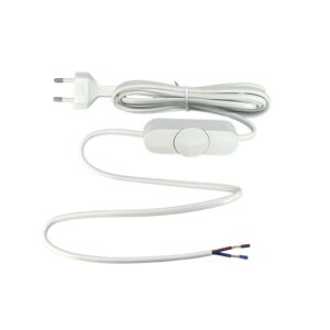 Ledningsdimmer 2x0,75mm² (2-60W LED), hvit