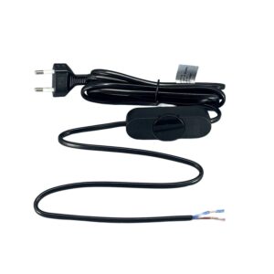 Ledningsdimmer 2x0,75mm² (2-60W LED), svart