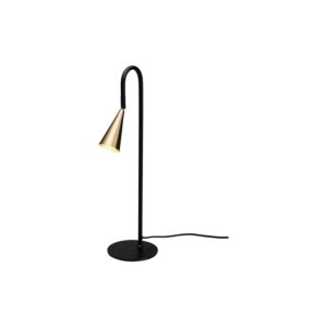 SPLINE bordlampe H55 cm sort/messing – By Rydéns